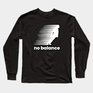 No Balance white logo Long Sleeve T-Shirt